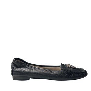 Michael Kors Black Leather Moccasin Loafers